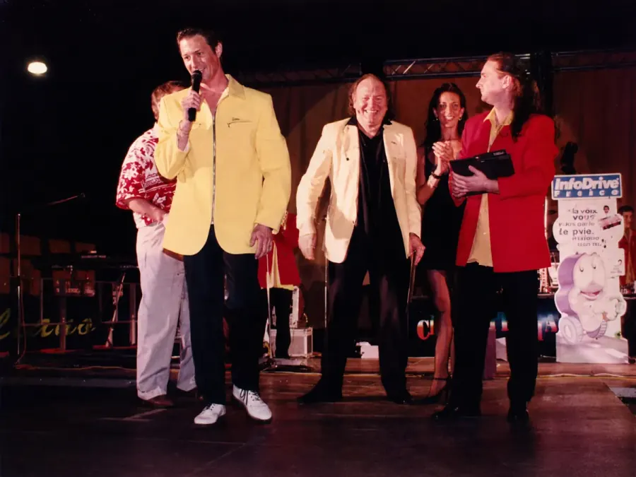 Piazza dei Signori a Treviso con Marco e il clan, 1995