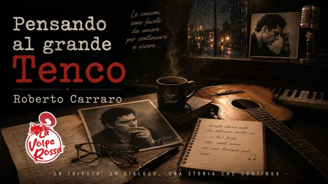 Copertina Pensando al grande Tenco