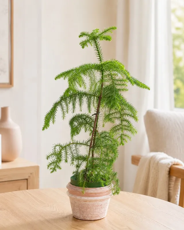 Araucaria heterophylla da interno